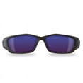 thumbnail image 3 of Edge Eyewear Kazbek XL Mirror Safety Glasses Blue Lens Black Frame 1 pk, 3 of 3