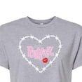 thumbnail image 3 of Bratz - Bratz Original Logo - Barbed Wire Heart - Juniors Cropped Cotton Blend T-Shirt, 3 of 5
