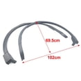 thumbnail image 4 of Car Front Mudapron Moulding Wheel Arch Without Sensor Hole For Land-Rover For Discovery Sport 2015-2022 LR127197 LR127195, 4 of 7