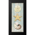 thumbnail image 2 of Brent, Paul 12x24 Black Modern Framed Museum Art Print Titled - Spa Shells Vertical I, 2 of 5
