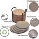 thumbnail image 2 of Natural Cork Coasters Round 16 Piece Set Absorbent Eco-Friendly Heat Resistant & Reusable, 2 of 2