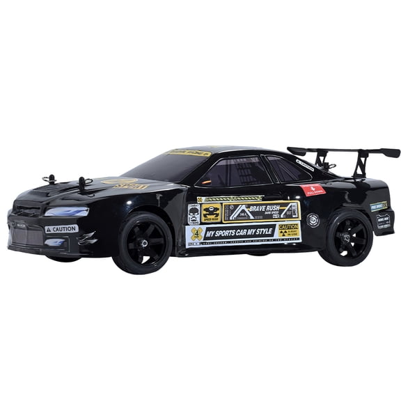 RH1003 1/10 Scale Nitro RC Car, CY 18 Engine, 2.4G 60KM/H HighSpeed Racing On-Road Vehicle, Gift for Enthusiast (RTR Version/Black Body)