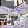 thumbnail image 2 of Purple Butterfly Lavender Pattern Kitchen Rug Mat,Kitchen Runner Rugs Non Skid Washable,Decorative Kitchen Floor Mats for Kitchen,Sink,Laundry,17"X47", 2 of 5