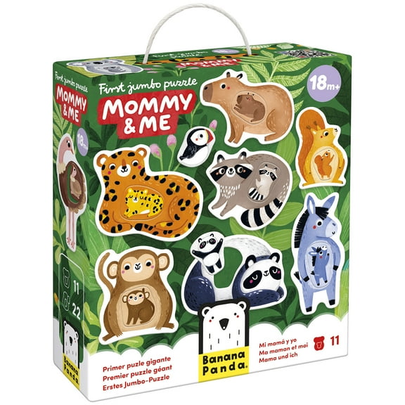 Banana Panda First Jumbo Puzzle Mommy & Me, 18  Months
