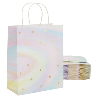 Creative Converting 350532 Tie Dye Party Paper Treat Bags