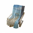 thumbnail image 4 of Pier Soft Flannel Fleece Throw Blanket, Tropical Seascpae with Wooden Jetty and Fascinating Ocean Sky Photo, Cozy Plush for Indoor and Outdoor Use, 70" x 90", Pale Sky Blue Sand Brown, by Ambesonne, 4 of 6