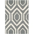 thumbnail image 2 of SAFAVIEH Chatham Graham Geometric Wool Area Rug, Dark Gray/Ivory, 2' x 3', 2 of 7