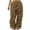 Khaki, variant on Parachute Pants for Women Y2K Low Waisted Wide Leg Baggy Relaxed Jogger Pants Cargo Pants White S