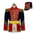 thumbnail image 2 of Disfraz de Cascanueces, uniforme militar medieval real, chaqueta de esmoquin colonial, chaqueta estilo regencia de George Washington con sombrero para hombre, 2 of 4