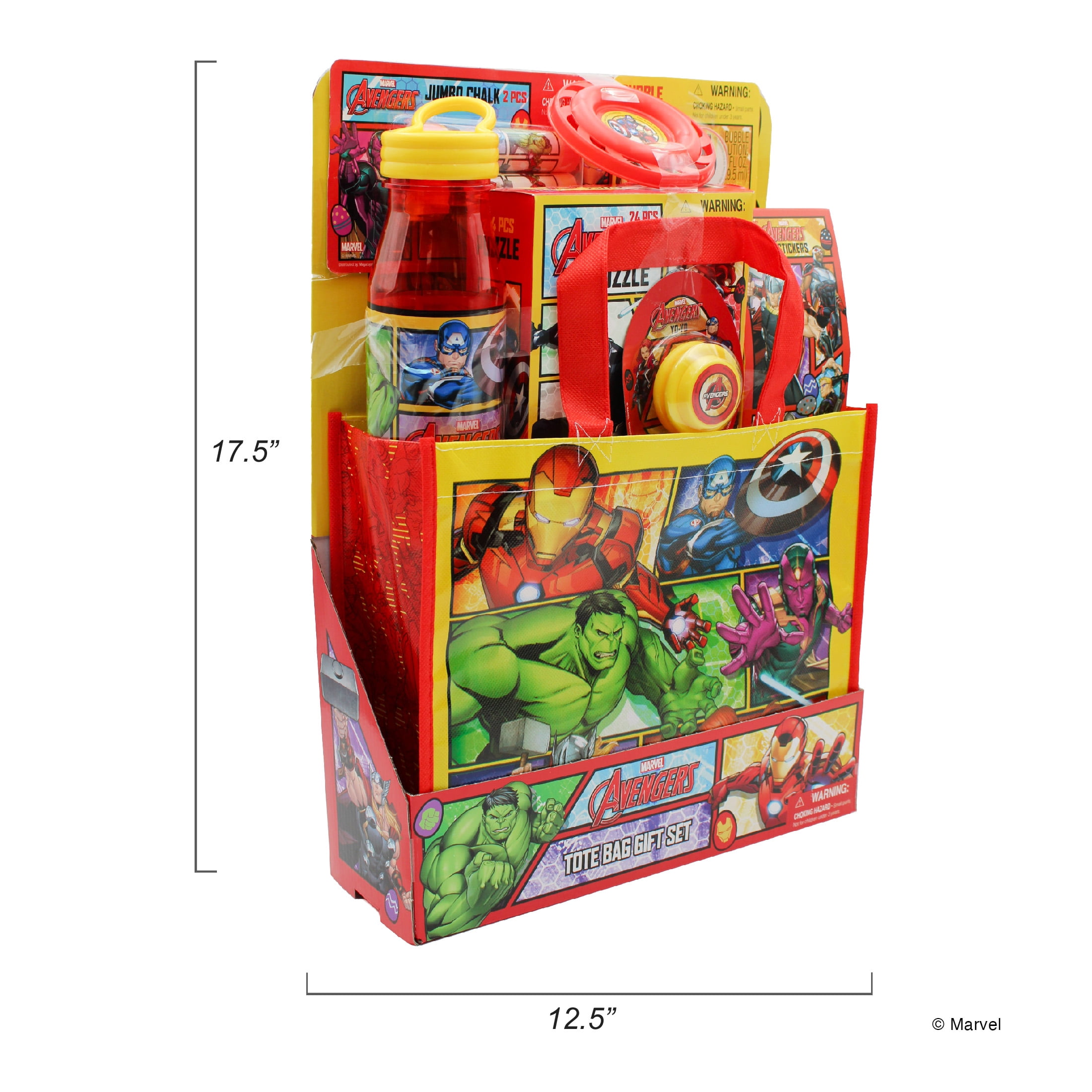 Avengers Tote Bag Prefilled Gift Set - Walmart.com