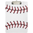 thumbnail image 2 of Coolnut Baseball Clipboard A4 Standard Size Decorative Clipboard with Low Profile Metal Clip for Students Men Women Classroom and Office Gifts, 2 of 7
