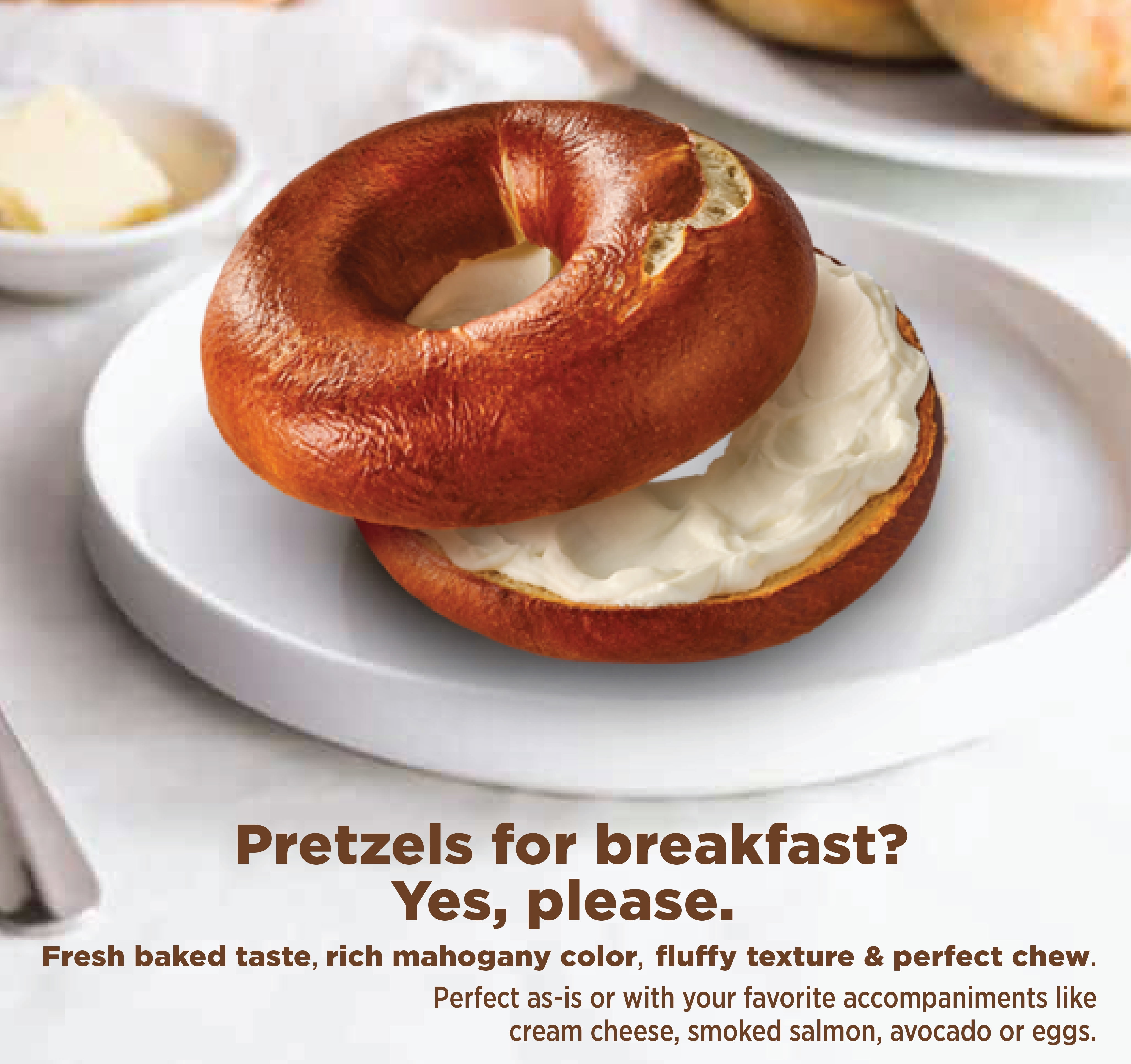 Pretzilla Soft Pretzel Bagels, Individually Wrapped, Vegan, Non-GMO, 14.4oz, 5 Count