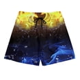 thumbnail image 4 of Rebajas de hoy DDAPJ pyju Men's Graphic Beach Shorts Summer Casual Vacation Shorts Drawstring Waist Swim Trunks with Pockets Yellow XL, 4 of 9