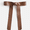 Brown, variant on Free Assembly Women's Faux Leather Bow Barrette, Brown