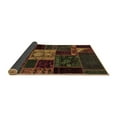 thumbnail image 2 of Ahgly Company Indoor Rectangle Patchwork Brown Transitional Area Rugs, 2' x 5', 2 of 4