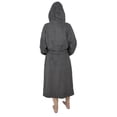 thumbnail image 6 of Women 100% Luxury Terry Cotton Hooded Shawl Bathrobe Toweling Spa, 6 of 9