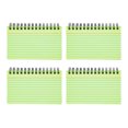 thumbnail image 1 of LCXmlly Dual-sided Writing Notebook Colorful Coil Design Notebook Smooth Writing Diary for Study 4pcs, 1 of 9