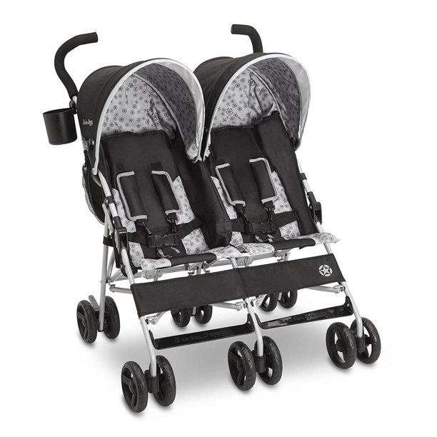 Jeep Scout by Delta Children Double Stroller, Charcoal Galaxy Walmart
