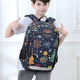 thumbnail image 6 of FORMRS School Backpack 17" Student Travel Bag with Laptop Compartment, Dark Blue Christmas, 6 of 7