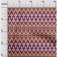 thumbnail image 1 of oneOone Cotton Cambric Fabric Damask & Chevron Ikat Print Fabric BTY 56 Inch Wide, 1 of 4