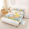 thumbnail image 2 of Erosebridal Rabbit Eggs Kids Queen Sheet Sets, Happy Easter Bed Set, 4-Piece, 2 of 5