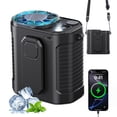 thumbnail image 1 of Ventilador de cintura portátil Hantan de 10 velocidades con luz LED de 10000 mAh, 1 of 7