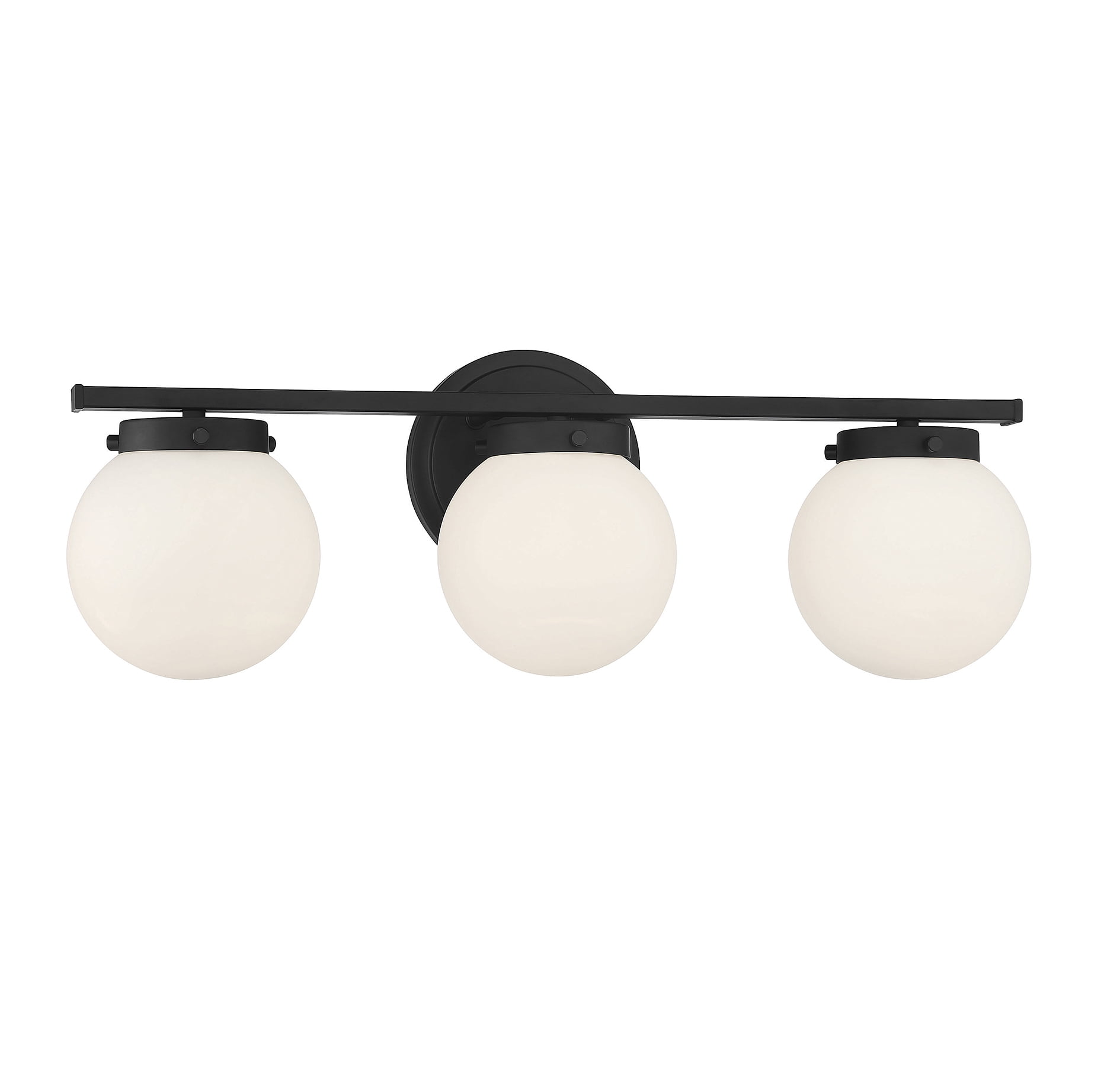Trade Winds Antoinette 3-Light Bathroom Vanity Light in Matte Black