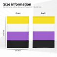 thumbnail image 6 of LGBTQ Non-Binary Pride Flag Garden Flag Decoration Yard Farmhouse Double Sided Holiday Party Outdoor Camping Decor Flags 12x18in, 6 of 7