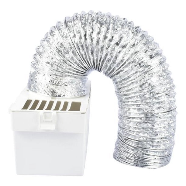 kit de trampa para pelusa para ventilación de secadora 122.5 x 25 x 13 cm plata deflecto