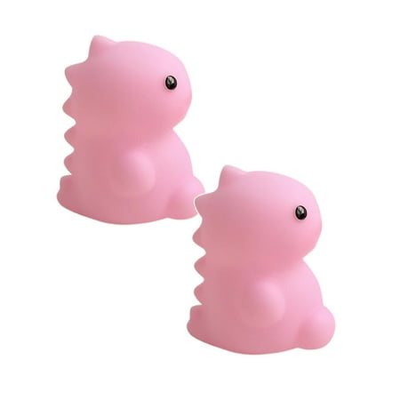 

NGHnuifg Creative And Cute Little Dinosaur Night Light Children s Bedroom Eye Light Cartoon Night Light Book Light Thing for Teen Girls Soft Light Lamp Space Night *2PCS