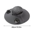 thumbnail image 5 of Sun Hat with 2 Solar Fans, Wide Brim Solar Fan Hat, USB Charging,2 Speeds, Mens & Women Summer UV Protection Wide Brim Fishing Cowboy Hats, Hiking Fishing Visors Hat with Fan, 5 of 5
