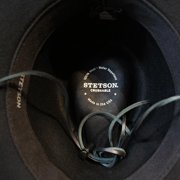 Stetson Men's Santa Fe Crushable Wool Hat Black, Small