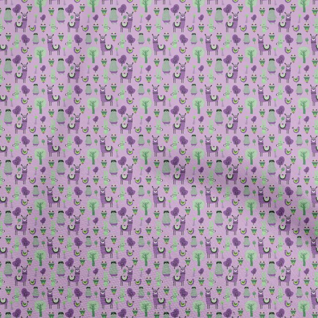oneOone Rayon Dusty Purple Fabric Kids Sewing Craft Projects Fabric Prints By Yard 56 Inch Wide