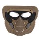 thumbnail image 2 of Máscara de casco de terror de calavera Máscaras de calavera de resistencia al impacto para cascos de guerrero rápido, 2 of 8