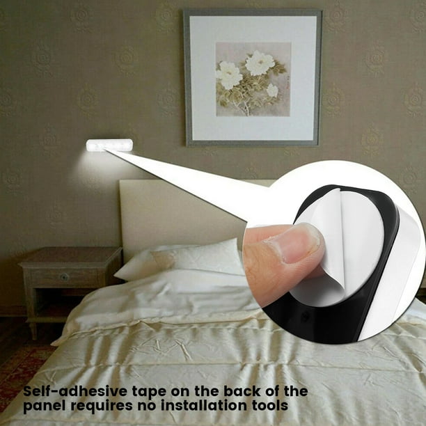 Tap Light with 5 LEDs Stick on Push Light Battery Operated LED