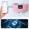 thumbnail image 4 of Joythink Sleep Headphones Bluetooth Sleep Mask Silk Kids Children Headband Earphones Bluetooth Eye Mask for Sleeping On Side Blackout Soft Sleep Earphones Music Eye Cover, 4 of 8