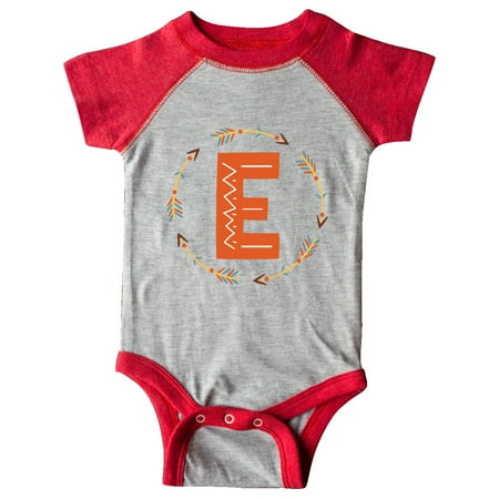 

Inktastic Monogram E Alphabet Letter Tribal Arrow Gift Baby Boy or Baby Girl Bodysuit