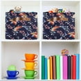 thumbnail image 6 of Coolnut Koi Fish in The Pond Foldable Storage Basket for Shelves, Collapsible Sturdy Storage Bin with Handles, Canvas Storage Cube for Organizing Closet 2PCS Decor Gifts, 6 of 7