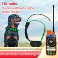 thumbnail image 3 of Handheld Dog Tracker GPS & Training Device with VHF Wireless Technology,GPS Tracker for Dogs with GPS Dog Collar,Ultra-Long Standby,6 Functions,Touch Screen,IP68 Waterproof Dustproof (Tracker&Collar), 3 of 6