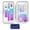 Rainbow, variant on Manicure Set Nail Clipper Set Women Men Nail Clippers Kit Nail Care Kit Toenail Fingernail Cutters Personal Care Tools Manicure Pedicure with Travel Case Nail Grooming Kit Gifts for Women Men
