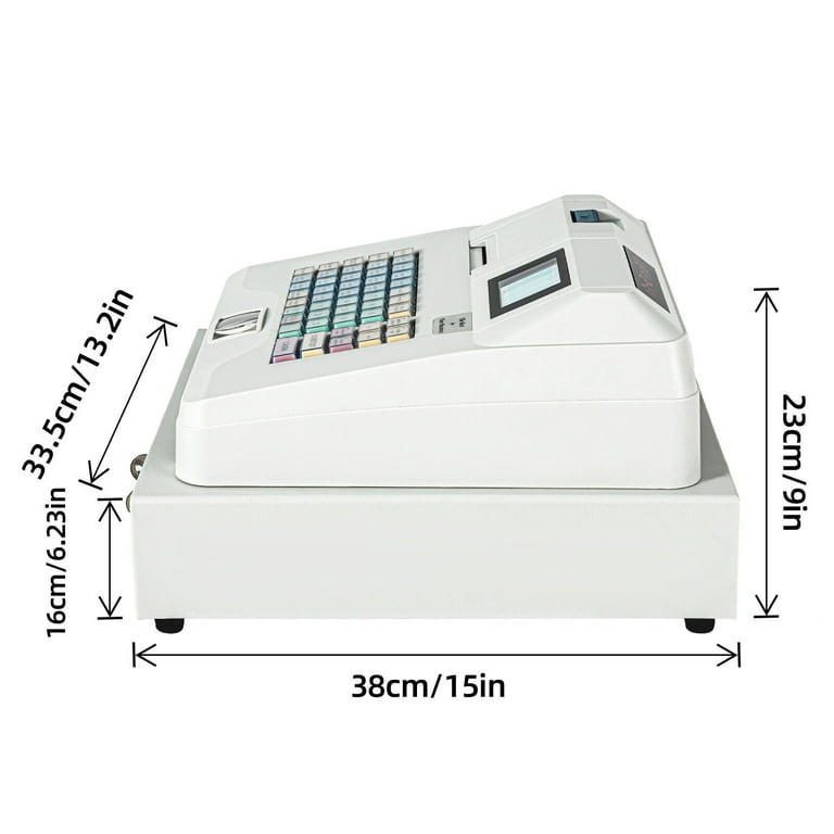 CNCEST Electronic Cash Register with Programmable Barcode Scanner