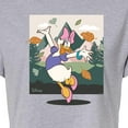 thumbnail image 3 of Disney - Daisy With Leaves - Juniors Cropped Cotton Blend T-Shirt, 3 of 5