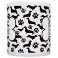 thumbnail image 3 of ThisWear Dog Owner Best Dachshund Doxen Dad Ever Paw Pattern Coffee Mug Bone, 3 of 4