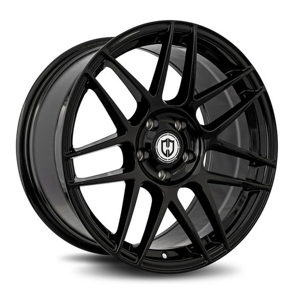 Curva CFF300 20X8.5 5X108 73.1ET 38CB Gloss Black Wheel