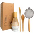 thumbnail image 1 of Juego de cinco piezas de batidor de té de bambú, juego de té matcha, tazón de matcha con boquilla, batidor de té Baibenli, 1 of 7