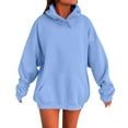thumbnail image 2 of 50% Off Clearance Women's Hoodies & Sweatshirts Womens Oversized Hoodies Winter Cotton Sweatshirts Pullover 2024 Fashion Tops Trendy Outfits, 2 of 5