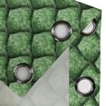 thumbnail image 4 of Ambesonne Scale Print Grommet Curtain, Leafy Fish Skin Motif, 50"x60", Fern Green, 4 of 5