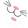thumbnail image 3 of 2 piezas pegatina de conejo para coche, 3 of 3