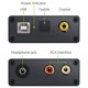 thumbnail image 2 of USB a SPDIF Coaxial RCA y Convertidor de Conector de Auriculares de 3,5 Mm USB DAC Adaptador de Audio óPtico USB DAC PCM para Windows Mac, 2 of 5