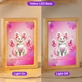 thumbnail image 2 of Faith Love Hope Manx Breast Cancer Awareness Survivor Acrylic Plaque with Wood Photo Frame Box Cat Lover Kitten Owner Gifts Light Box - 02017, 2 of 5